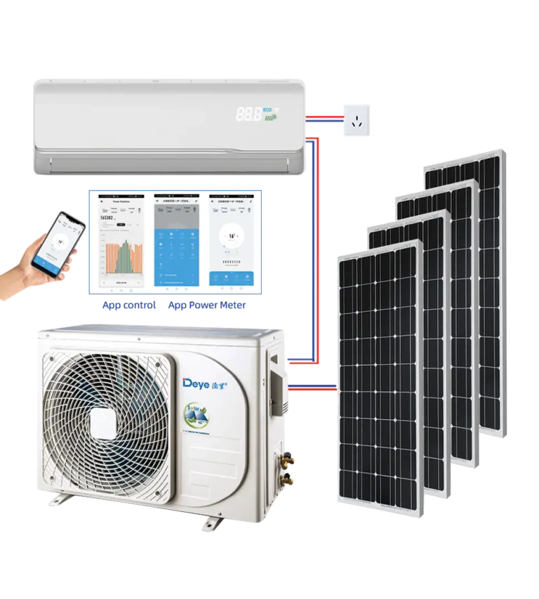 Hybrid AC/DC Solar Air Conditioner