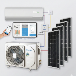 Hybrid AC/DC Solar Air Conditioner
